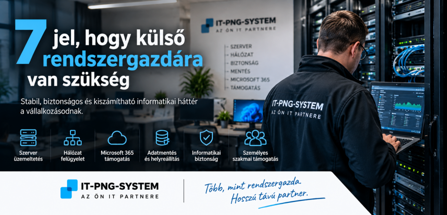 Miért éri meg kiszervezni a rendszergazdai feladatokat? – 7 jel, hogy cégednek külső IT üzemeltetésre van szüksége